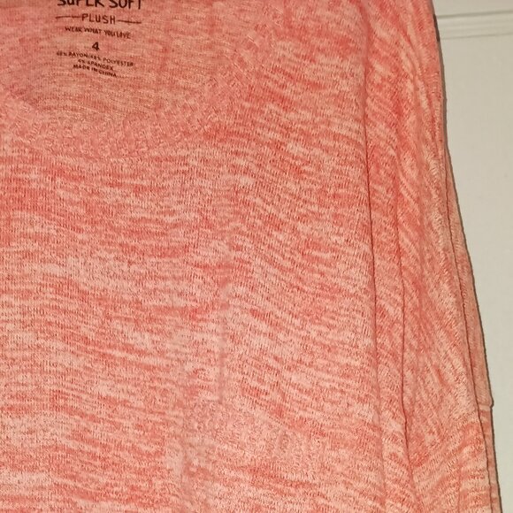 Torrid Super Soft Plush Pink Ladies Sweater - Picture 2 of 4